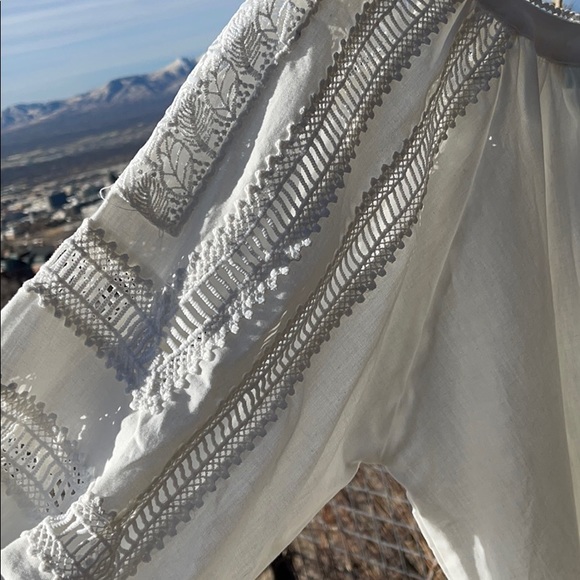 Sundance Tops 0 Cotton Embroidered Top From Sundance Poshmark